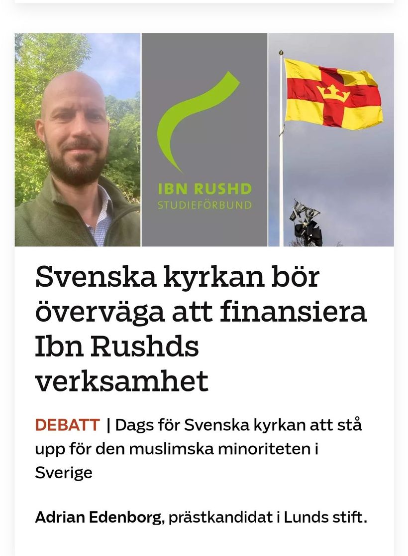 Svenska kyrkan eller islamister?