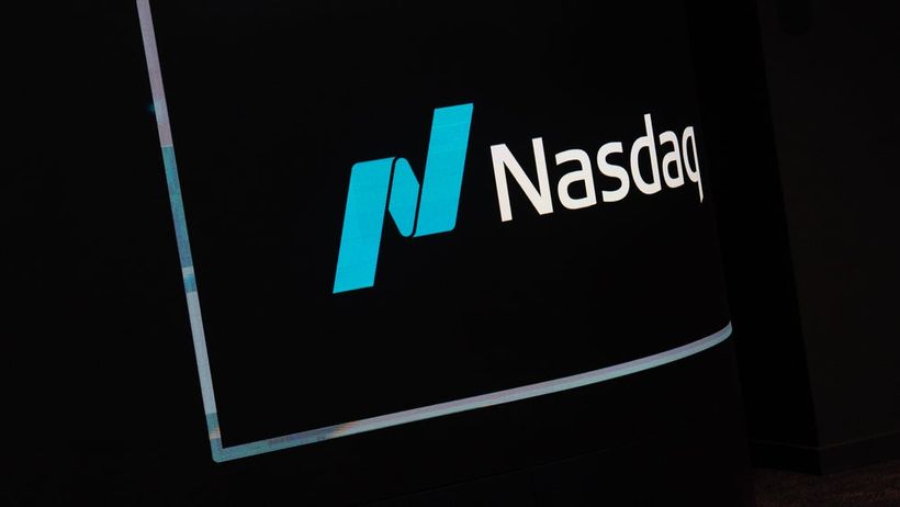 2026-02-10 Stockholm Mäster Samuelsgatan 56 Nasdaq  genrebild skylt 