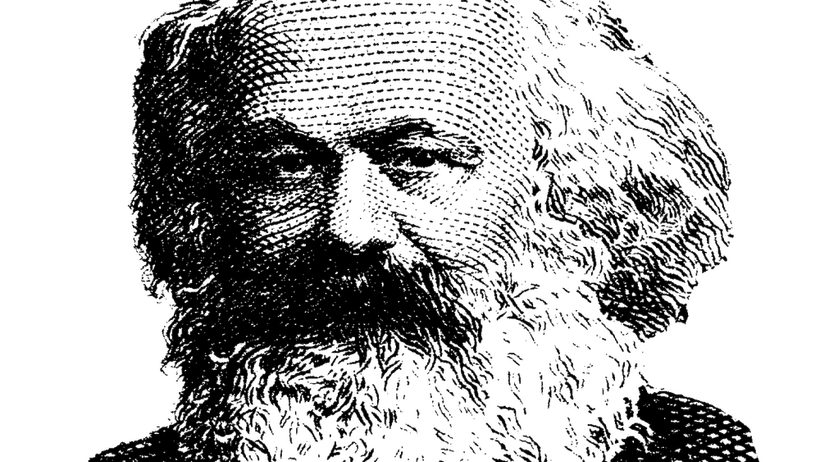 Karl Marx illustration Josefin Gahmberg