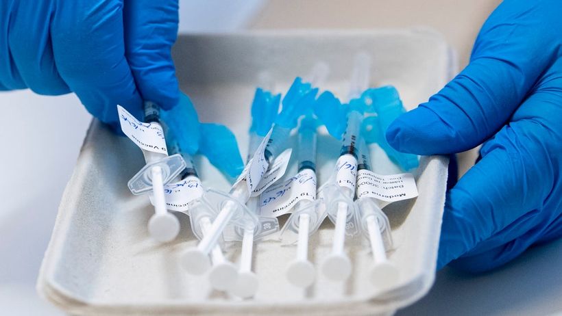 Vaccin från Moderna. 