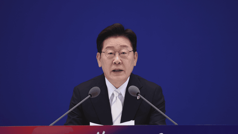 Sydkoreas president Lee Jae Myung. Foto TT