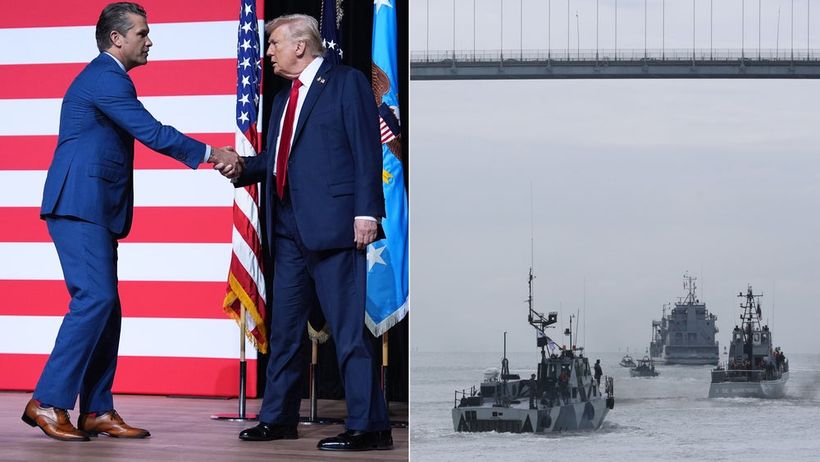 Donald Trump, flotta, marinen, USA