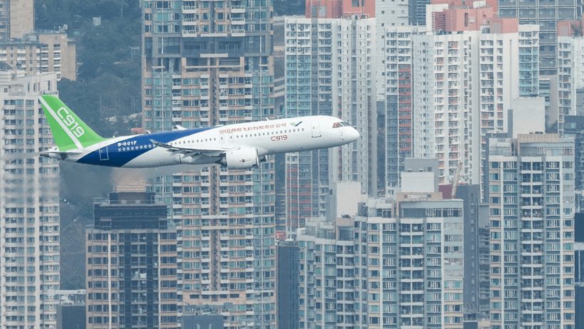 kinesiska flygplanstillverkaren Comac kina flygplan flyg