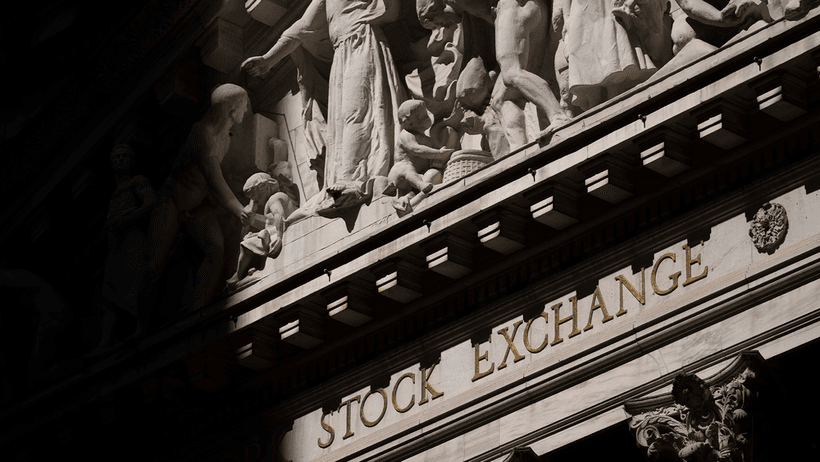 Wall Street New York Stock Exchange fasad 