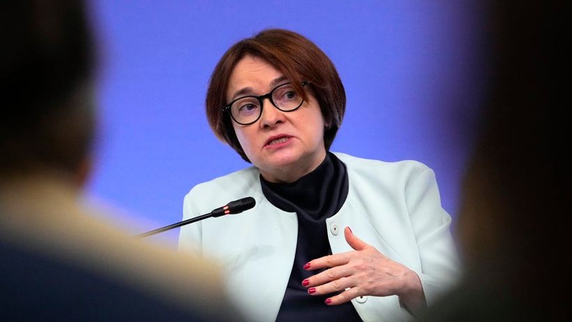 Elvira Nabiullina är chef på ryska centralbanken.