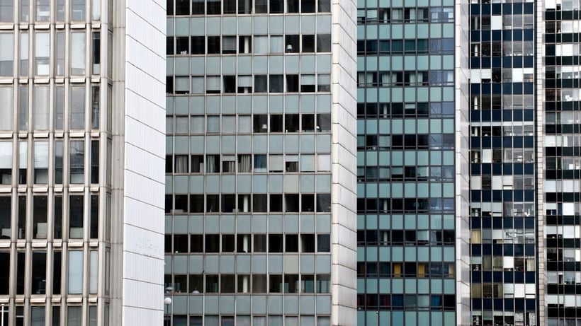 Hötorgsskrapan fasader Stockholm