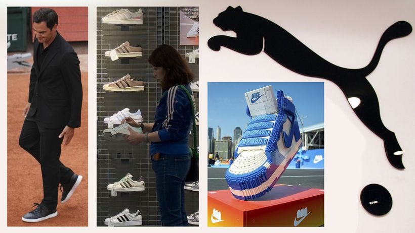 On Federer Adidas Nike