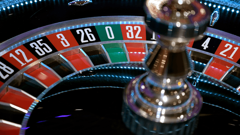 Roulette på ett kasino. 