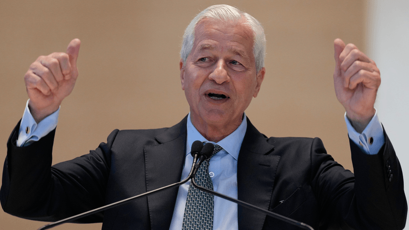Jamie Dimon är vd för världens största bank, JP Morgan.