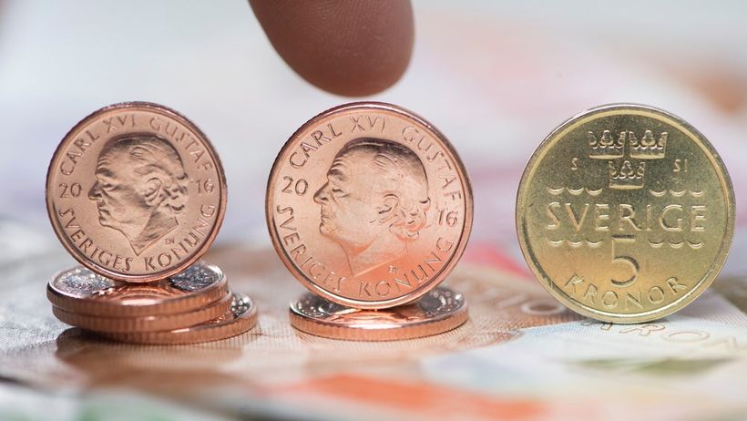 Kronor, mynt, pengar