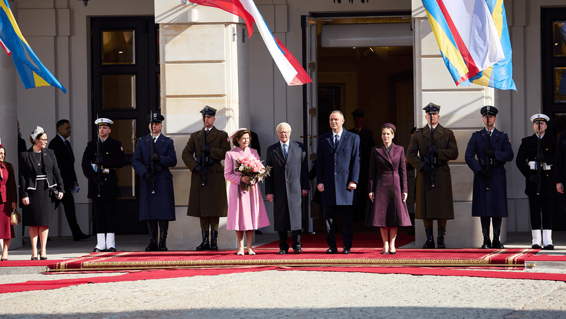 Statsbesök kungen polen 