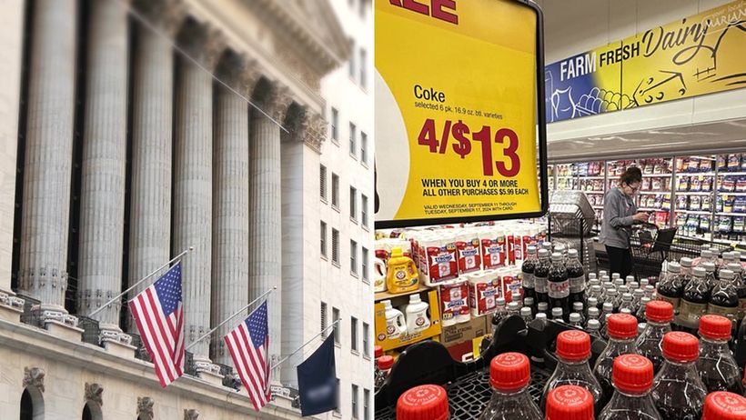 NYSE backade 10 oktober 2024 i samband med nya inflationssiffror