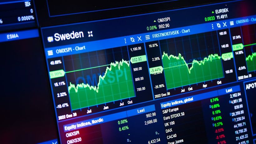 Stockholmsbörsen. Graf. 