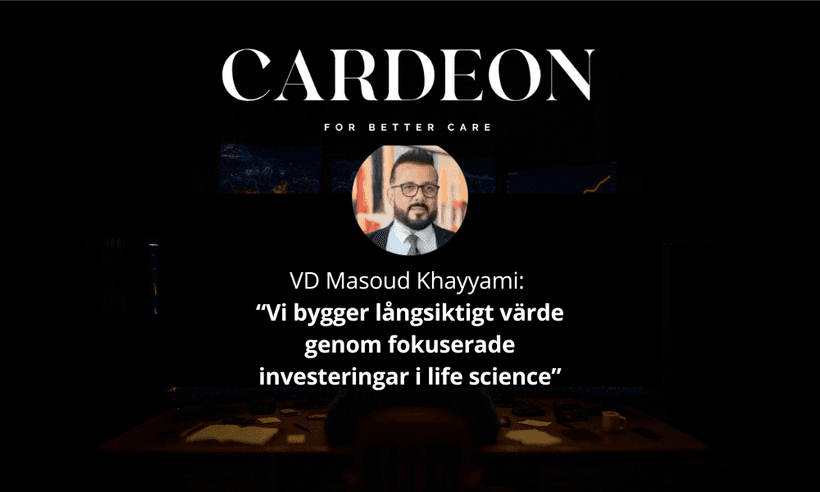 VD-intervju med VD Masoud Khayyam på Cardeon