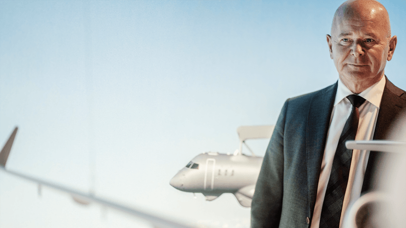 Micael Johansson vd Saab AB Gripen