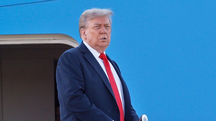 Trump på väg till Alaska