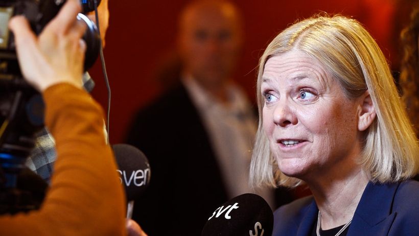 Magdalena Andersson, Socialdemokraternas partiledare.