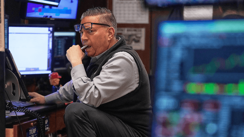 Börsmäklare på New York Stock Exchange.