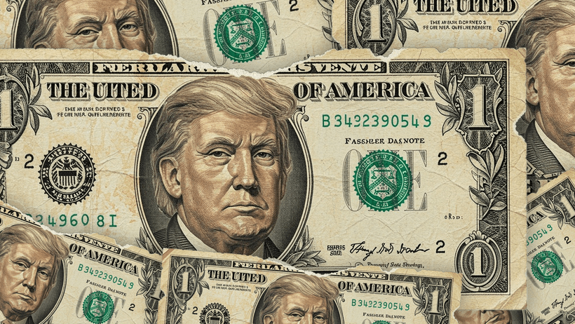 Donald Trump Dollar Illustration