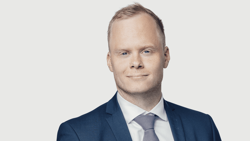 Joel Backesten, fondförvaltare på Danske Bank. 