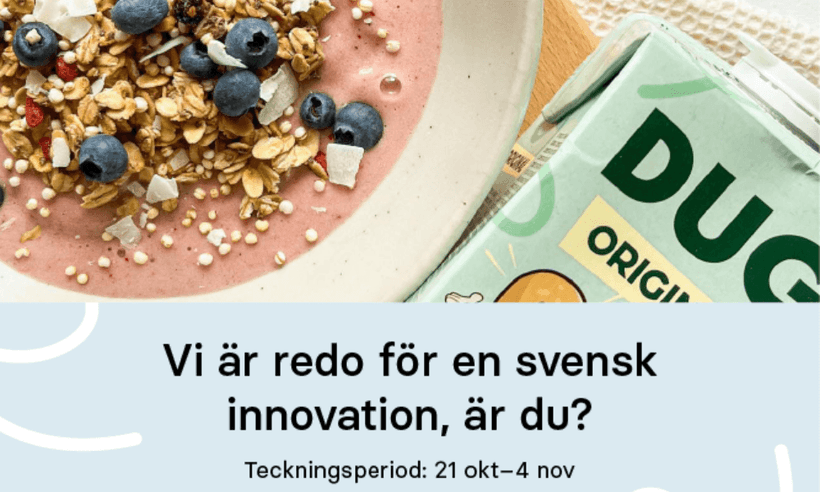 DUG Foodtech företrädesemission