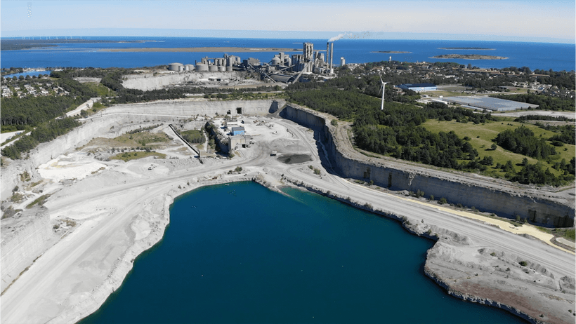 ccs-projektet cementfabrik ccs slite gotland