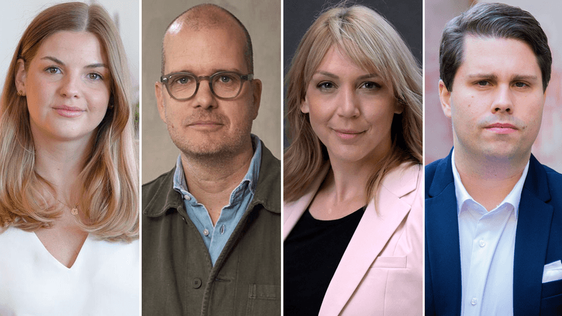 Felicia Schön, Joakim Bornold, Frida Bratt och Nicklas Andersson