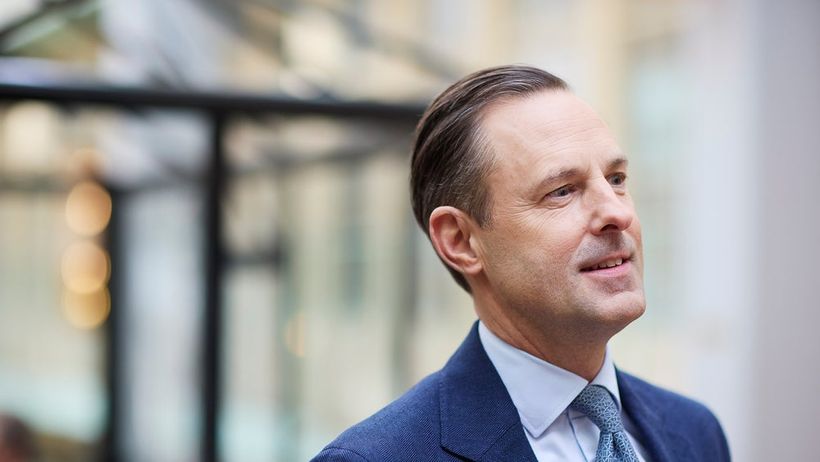 Nicklas Paulson, VD Öresund. Medverkat i börslunch 260415