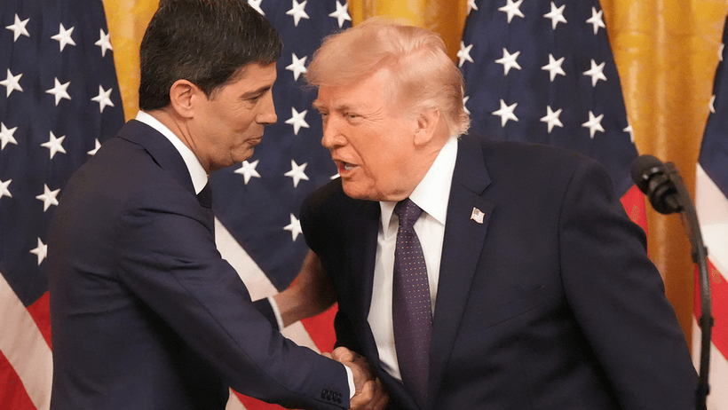 Donald Trump och Kevin Warsh