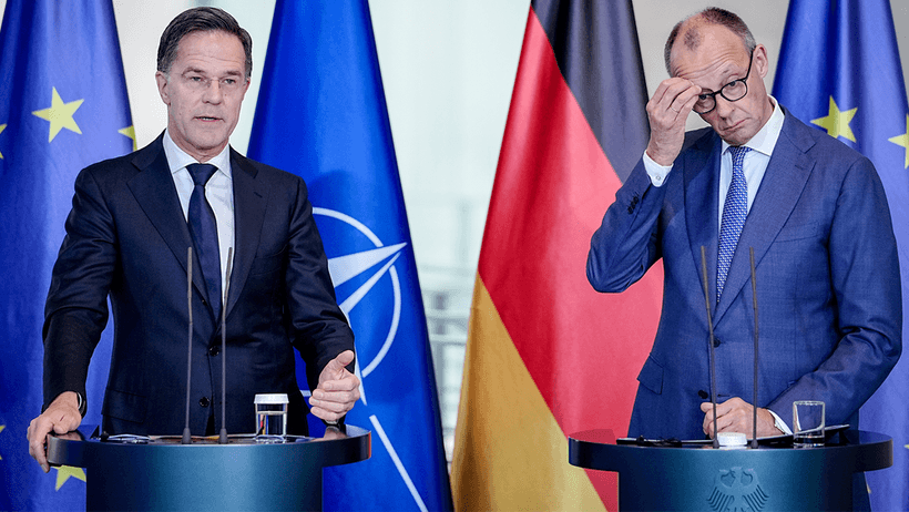 Mark Rutte och Friedrich Merz