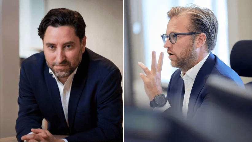 Niklas Larsson, globalförvaltare på Cliens och Martin Björsell, aktiemarknadsanalytiker på Nordea Private Banking