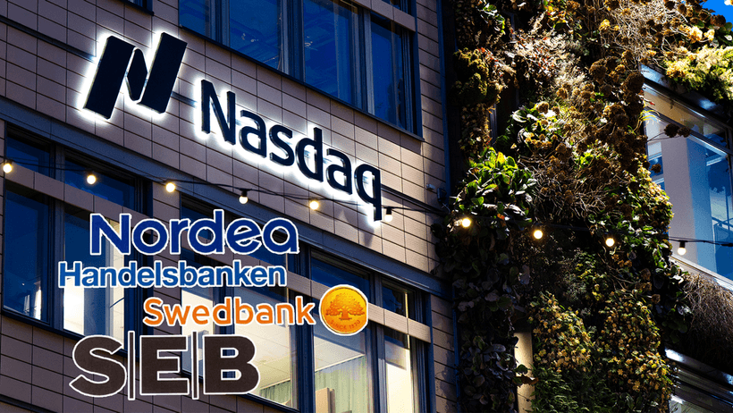 Nasdaq, banker, börsen. 