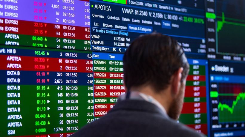 STOCKHOLM, SVERIGE 20241206 Arkivbilder på börsen tagna hos Nasdaq i Stockholm. Foto: Jakob Åkersten Brodén / TT / Kod 12180