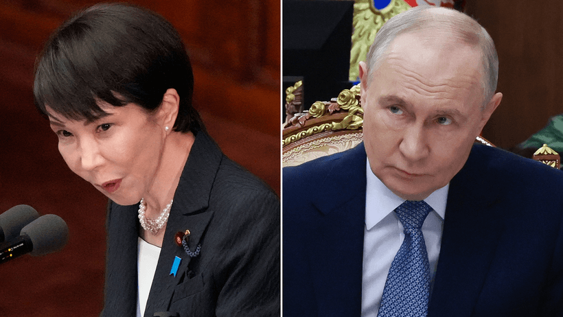 Sanae Takaichi och Putin