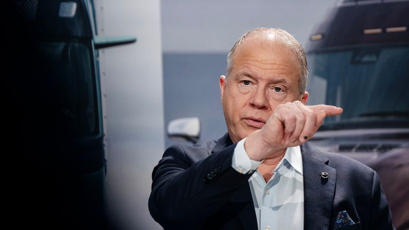 2026-01-28 Stockholm Volvo presskonferens volvoconernen Martin Lundstedt VD