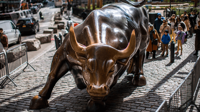 Wall Street Bull Oxe tjur sol 