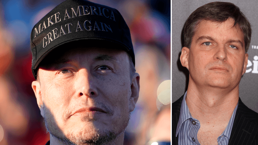 Elon Musk och Michael Burry