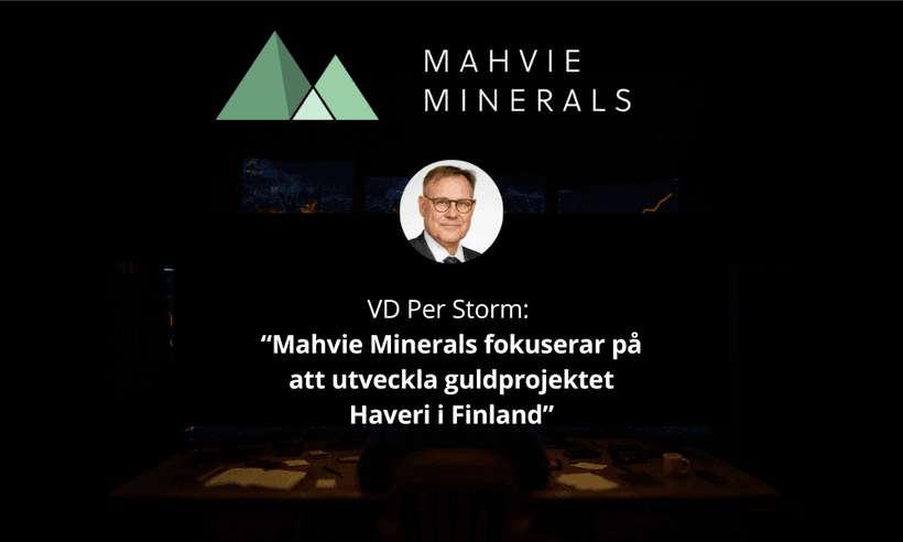 VD-intervju med Per Storm på Mahive Minerals