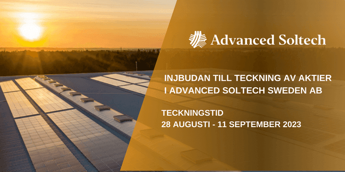 Nyemission Advanced Soltech