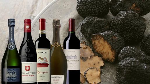 Fem perfekta vinmatchningar till tryffel