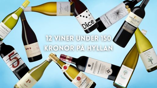 Tolv viner under 150 kronor du inte får missa