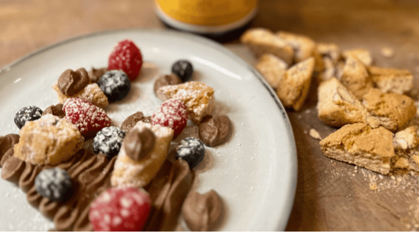 Dessert till nyår - chokladkräm med kaffelikör