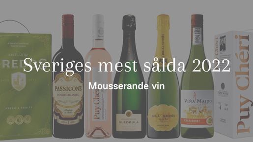 Sveriges mest sålda mousserande vin 2022 – här är listan