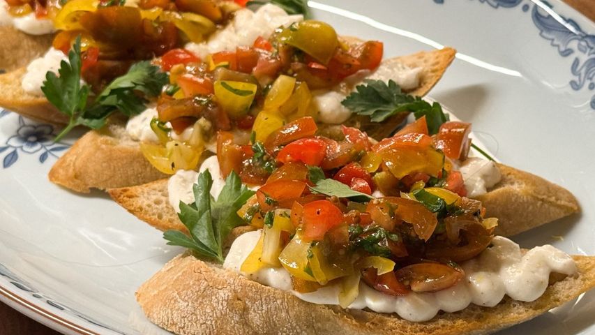 Bruschetta med ricotta