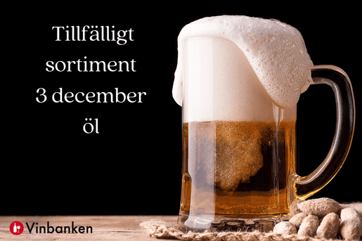 Fem nya öl i tillfälligt sortiment 3 december