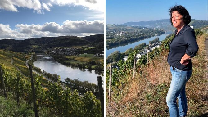 Sybille Kuntz vågar gå mot strömmen i Mosel