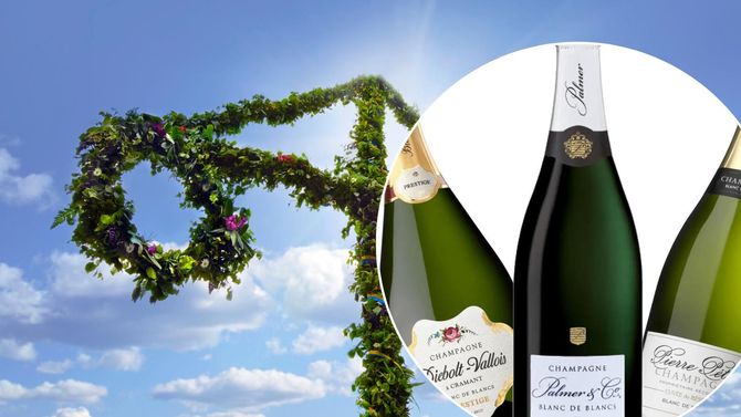 Champagne till midsommar - tre tips