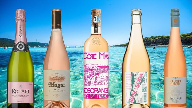 Svalkande roséviner i sommarvärmen
