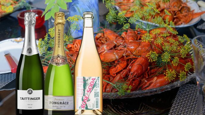 Bubbel till kräftor – tips på tre mousserande viner