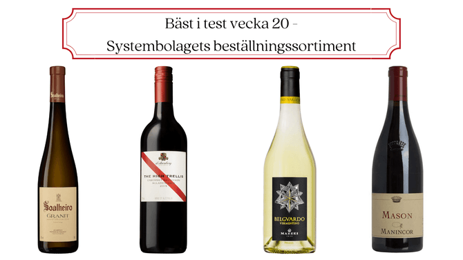 Bäst i test vecka 20 - Systembolagets beställningssortiment